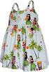 Hula Girl Dance Girl's Hawaiian Flared Dress