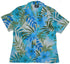 Watercolor Tropics Women's Hawaiian Camp Shirt – 100% Rayon, Made in Hawaii | RJC