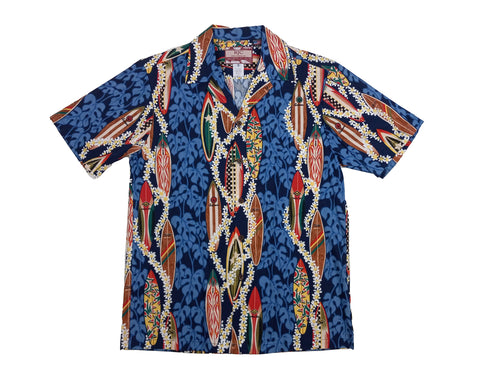 Surfboard Lei Men's Hawaiian Shirt