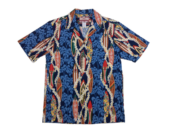 Surfboard Lei Men's Hawaiian Shirt