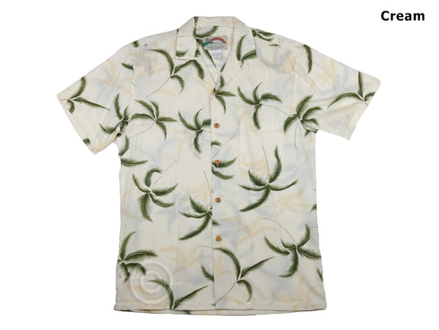 Paradise Found Men's Hurricane Palm Hawaiian Shirt