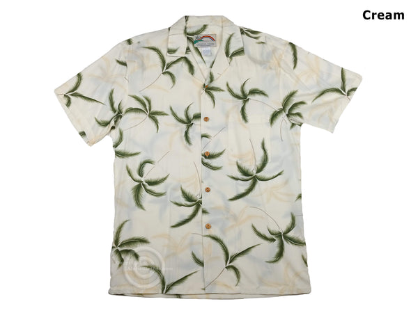 Paradise Found Men's Hurricane Palm Hawaiian Shirt