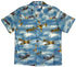 Vintage Fighter Airplane Men's Hawaiian Shirt