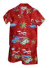 Santa's Hawaiian Christmas Vacation Boy's 2pc Hawaiian Cabana Set