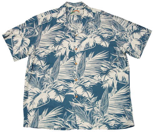Paradise Found Men's Tropical Jungle Hawaiian Shirt
