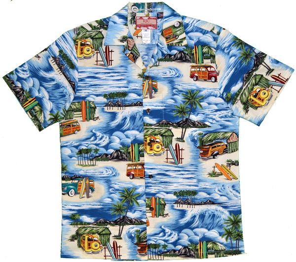 My Woody Surf Vacation Men's Hawaiian Shirt