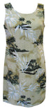 Bamboo Island Women's Sheath Hawaiian Short Tank Dress