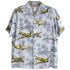 Aerial Island Dog Fight Mens Hawaiian Shirt