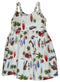 Woodie Surfboard Outing Girl's Hawaiian Flared Dress