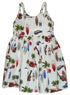 Woodie Surfboard Outing Girl's Hawaiian Flared Dress
