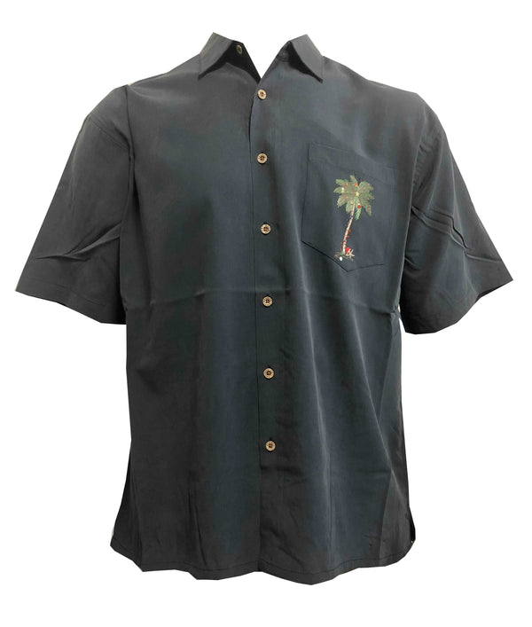 Bamboo Cay Santa's Paradise Tunes Embroidered Christmas Shirt
