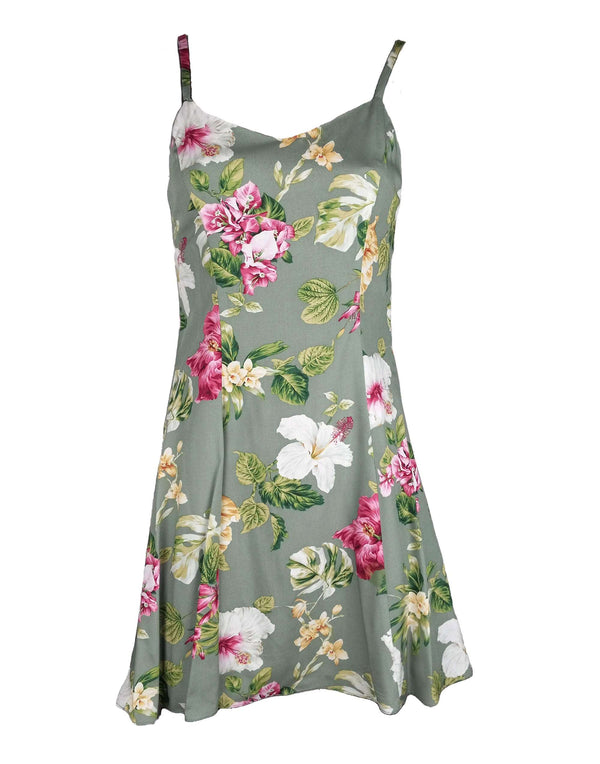 Bougainvillea Women's Princess Seam Flared Hawaiian Dress (Petite Size)