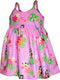 Hula Girl Dance Girl's Hawaiian Flared Dress