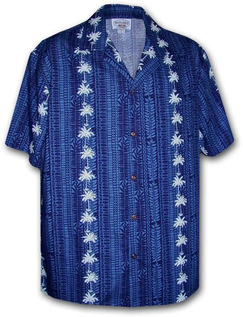 Coconut Tree Panel Boy's Hawaiian Shirt