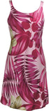 Bold Watercolor Women's Bias Cut Slimming Hawaiian Dress