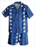 Coconut Tree Panel Boy's 2pc Hawaiian Cabana Set