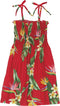 Bird of Paradise Display Girl's Hawaiian Smocked Dress