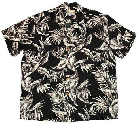 Paradise Found Men's Tropical Paradise Hawaiian Shirt