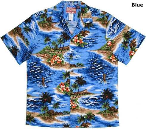 Ocean Wave Surf Men's Hawaiian Shirt