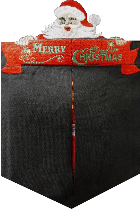 Bamboo Cay Men's Peekaboo Santa Embroidered Shirt