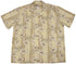 Paradise Found Men's Hibiscus Bamboo Panel Hawaiian Shirt
