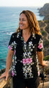 Paradise Lei Panel Women's Hawaiian Camp Shirt – 100% Rayon, Made in Hawaii | RJC