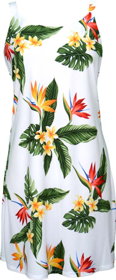 Bird of Paradise Display Women's Bias Cut Slimming Hawaiian Dress