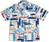 Hawaiian Islands Surf City Men's Hawaiian Shirt