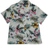 RJC Hibiscus Stephanotis Women's Hawaiian Camp Shirt – Rayon, Made in Hawaii