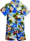Diamond Head Ocean Wave Boy's 2pc Hawaiian Cabana Set