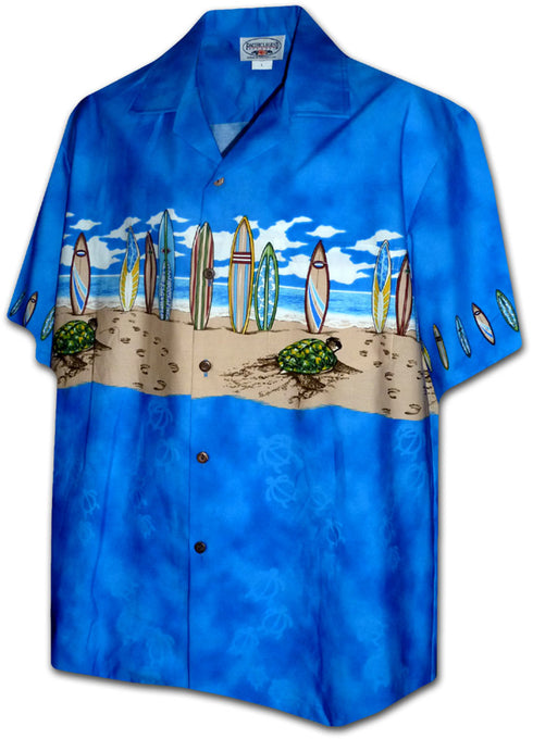 Turtle Beach Crawl Boy's Hawaiian Shirt