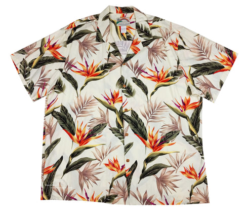 Paradise Found Men's Bird of Paradise #1 Hawaiian Shirt