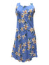 Star Orchid Women's Short Tank Flared Hawaiian Dress