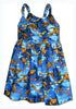 Honu Turtle Nemo Girl's Hawaiian Flared Dress