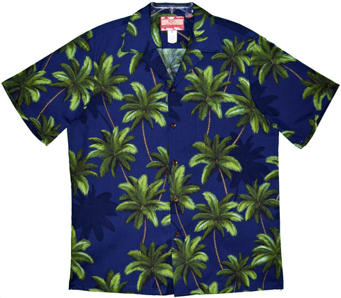 Island Coconut Trees Men's Hawaiian Shirt