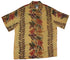 Anthurium Panel Kamehameha Men's Hawaiian Aloha Rayon Vintage Shirt