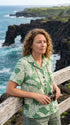 RJC Hala Pineapple Women's Hawaiian Camp Shirt – Rayon, Made in Hawaii