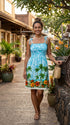 RJC Women's Hibiscus Shores Hawaiian Smocked Sundress