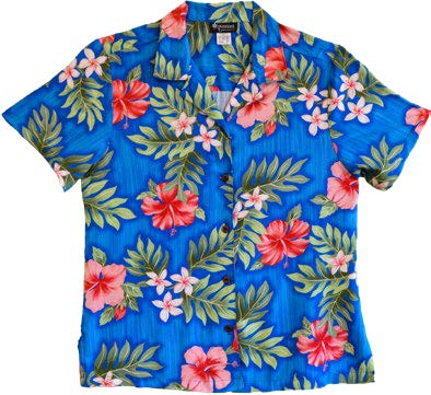 RJC Grand Hibiscus Women's Hawaiian Camp Shirt – Rayon, Made in Hawaii