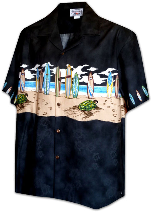 Turtle Beach Crawl Boy's Hawaiian Shirt