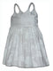 Elegant Tropical White Girl's Hawaiian Flared Dress