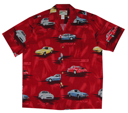 Nissan Z Men's Hawaiian Aloha Rayon Shirt