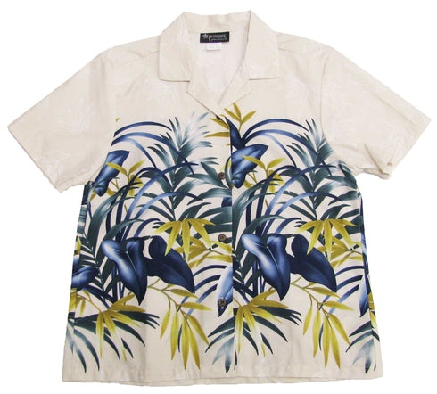 Bamboo Bottom Band Women's Hawaiian Camp Shirt