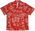 Woodcut Polynesian Island Men's Hawaiian Shirt