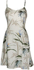 Bamboo Paradise Women's Herringbone Princess Seam Flared Hawaiian Dress