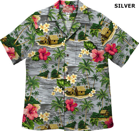 Secluded Island Vacation Men's Hawaiian Shirt
