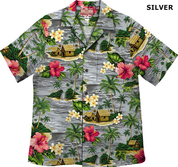 Secluded Island Vacation Men's Hawaiian Shirt
