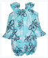 Pastel Baby Plumeria Girl's 2pc Hawaiian Cabana Set