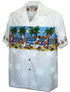 Snowmen Christmas Beach Party Men's Hawaiian Shirt