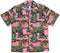 Pink Flamingo Parrot Men's Hawaiian Shirt